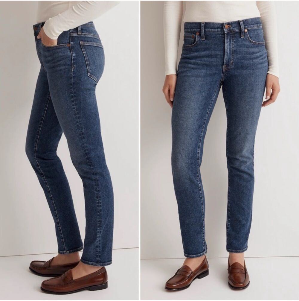 Madewell Jeans Womens 25 Blue Mid Rise Perfect Vintage Deming Wash 5 Pocket